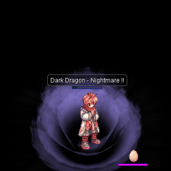 Анимация навыка «Тёмный дракон — Кошмар»