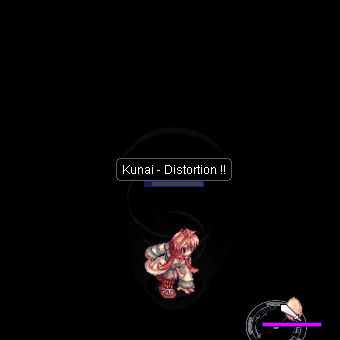Кунай - Анимация навыка «Искажение»