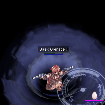 Анимация навыка «Базовая граната»