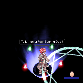 Анимация навыка Талисман Четырех Несущих Бога