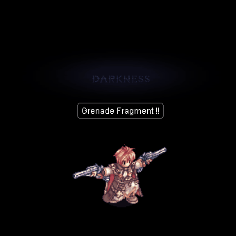 Анимация навыка «Осколок гранаты»