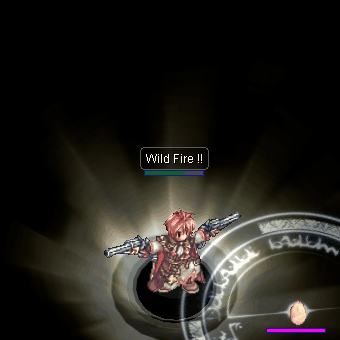 Анимация навыка «Дикий огонь»