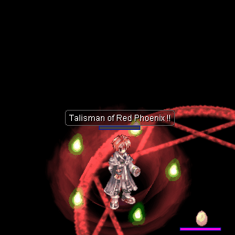 Анимация навыка «Талисман Красного Феникса»