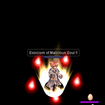 Анимация навыка «Изгнание злобной души»