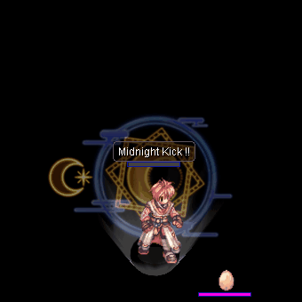 Анимация навыка «Полуночный удар»