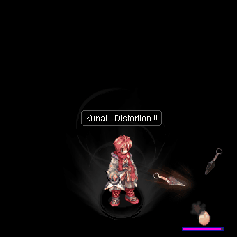 Анимация навыка «Кунай - Преломление»