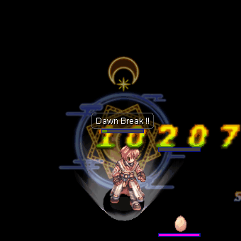 Анимация навыка «Рассветная заря»