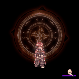 Анимация навыка «Третья пламенная бомба»