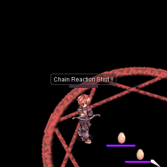 Анимация навыка «Выстрел цепной реакцией»